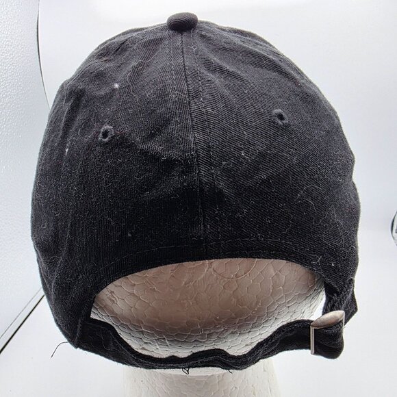 Hello Kitty Cafe Adjustable Womens Black Hat Cap Ice Cream Graphics Embroidered - Picture 3 of 9